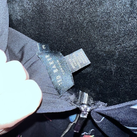 Beautiful Ted Baker floral aline SL midi dress - Picture 5 of 6